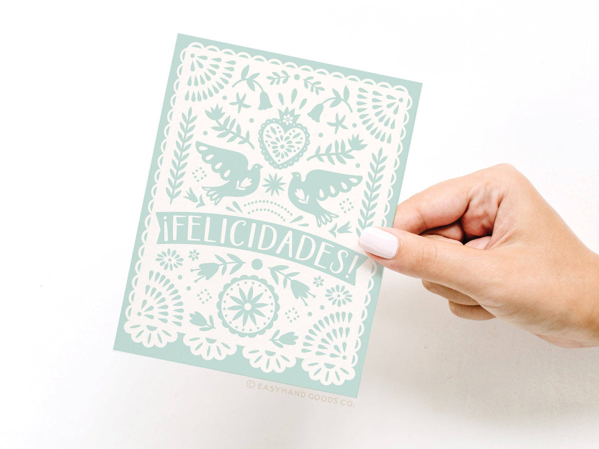Felicidades Papel Picado Greeting Card
