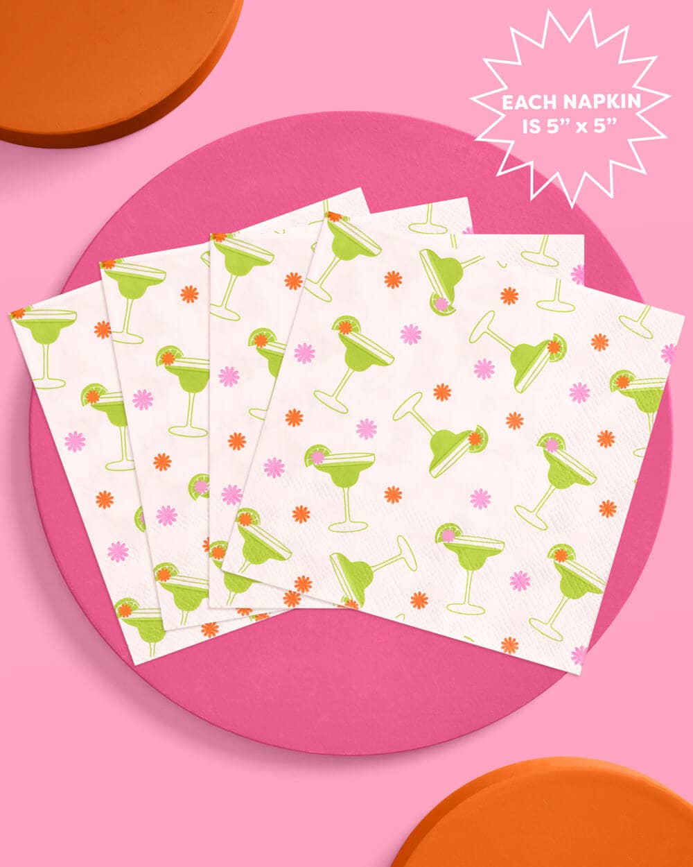 Margarita Napkin Set | bachelorette, cocktail, brunch