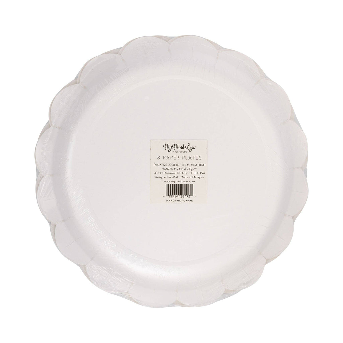 Welcome Baby Pink Plate