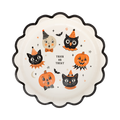 Vintage Halloween Characters Plate