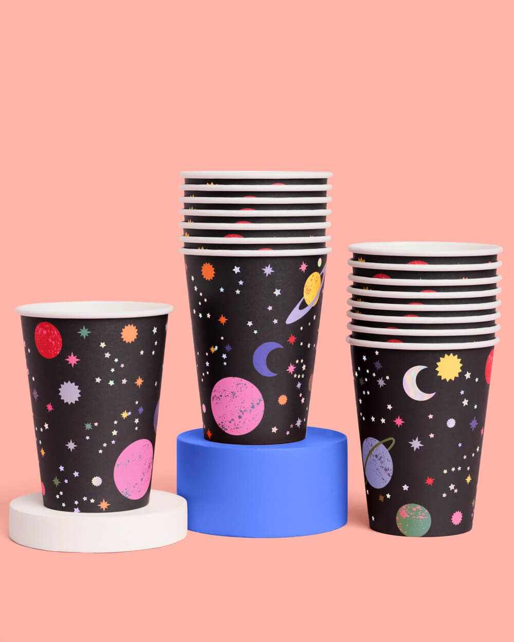 Out of This World Space Alien Cups 16 pcs paper, kids, 12oz