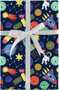 Stellar Space Party Roll Wrap