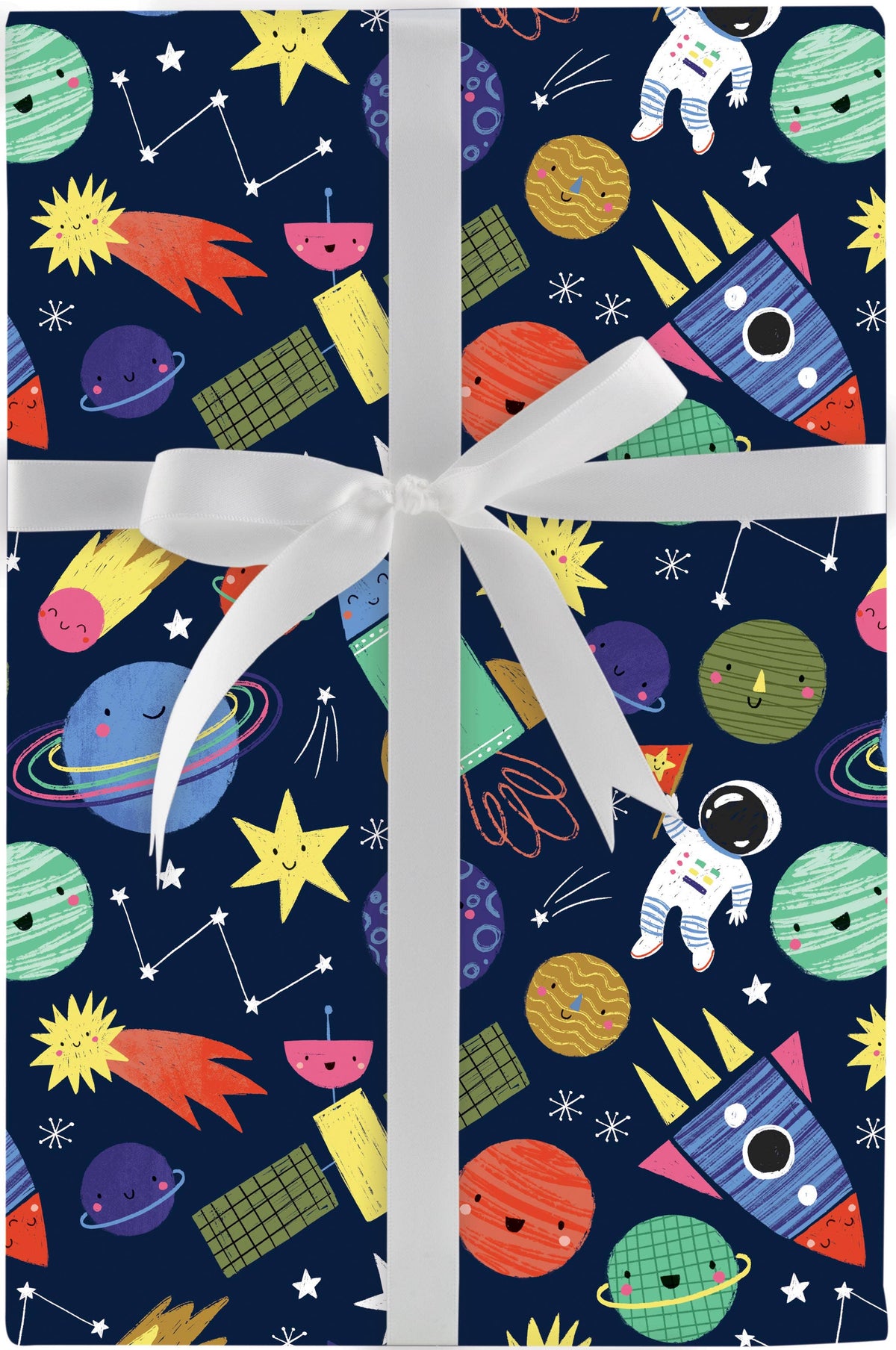 Stellar Space Party Roll Wrap