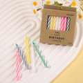 PHD Cake Multi Colored Spiral Birthday Candles