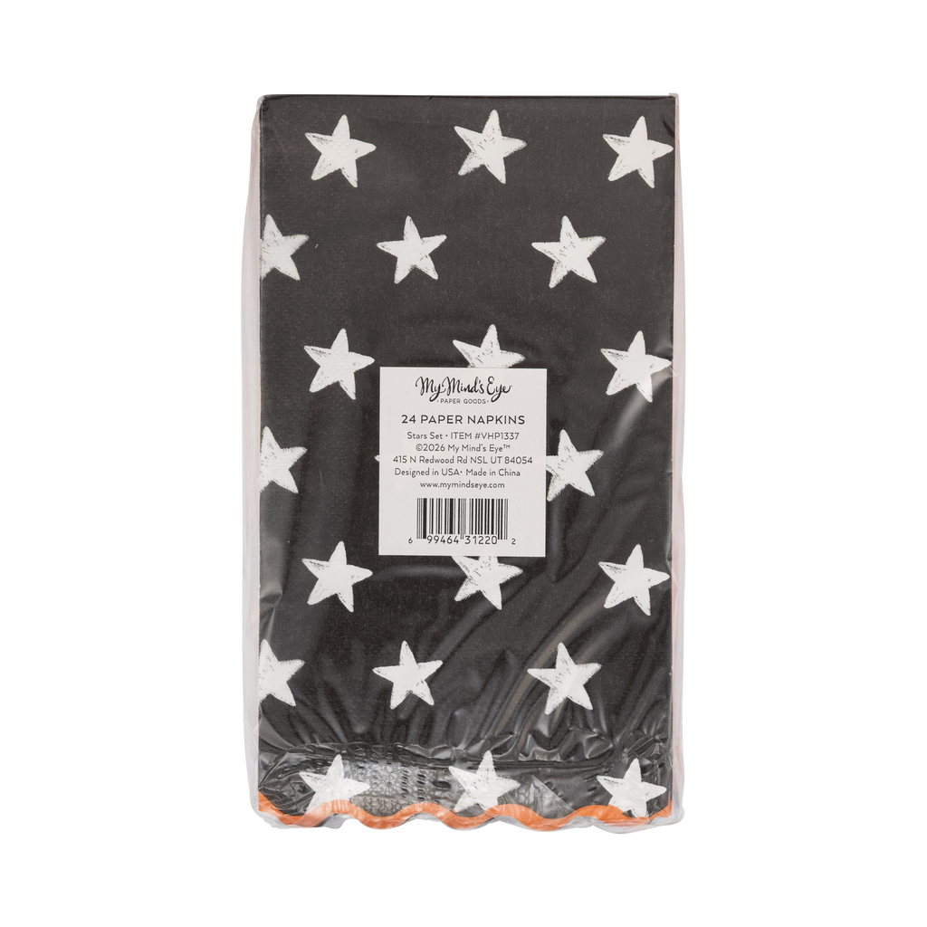 Vintage Halloween Stars Dinner Napkin Set
