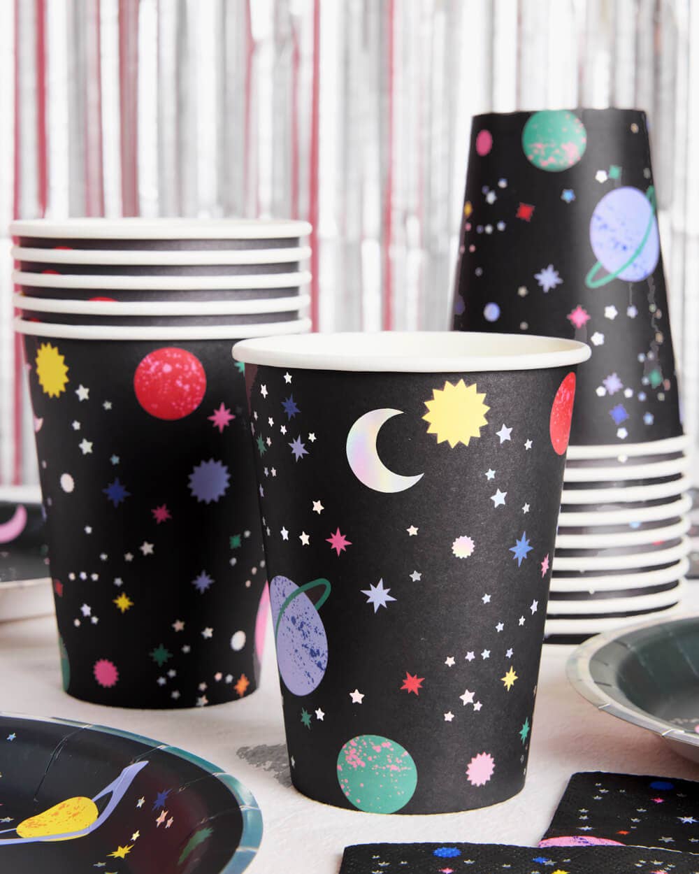 Out of This World Space Alien Cups 16 pcs paper, kids, 12oz