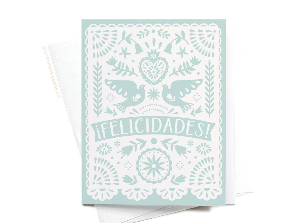 Felicidades Papel Picado Greeting Card