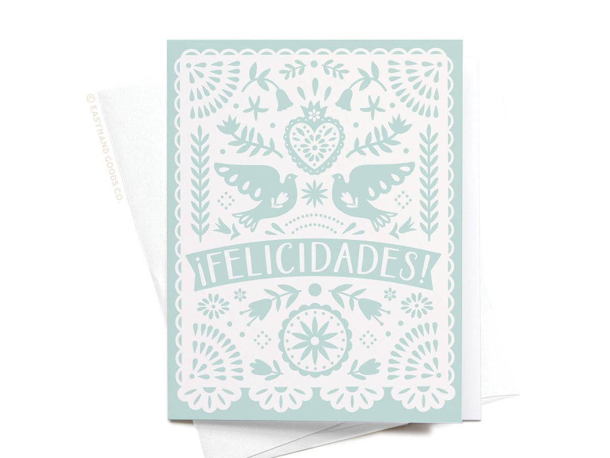 Felicidades Papel Picado Greeting Card