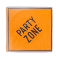Construction Sign Paper Cocktail Napkin