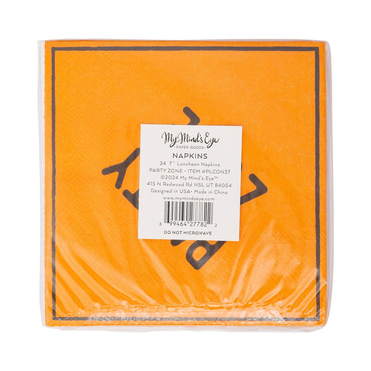 Construction Sign Paper Cocktail Napkin