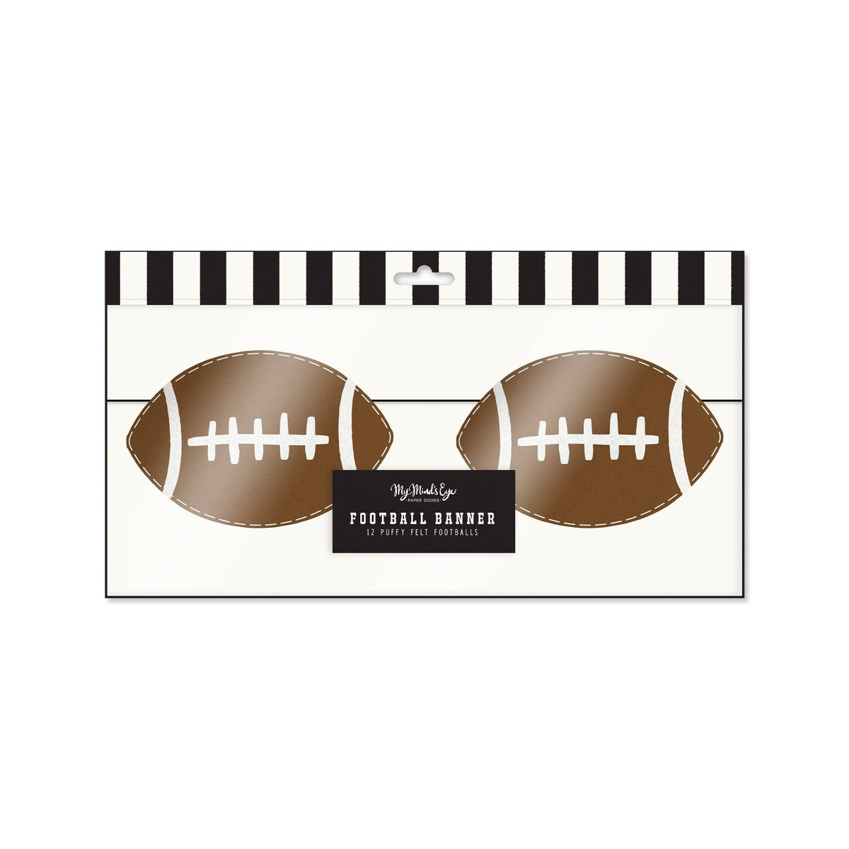 Football Puffy Felt Banner