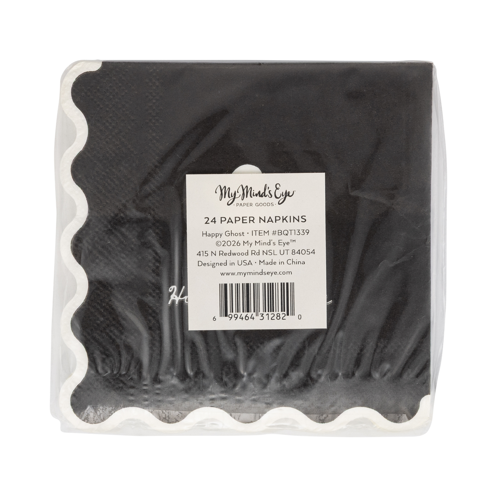 Booquette Ghost Cocktail Napkin