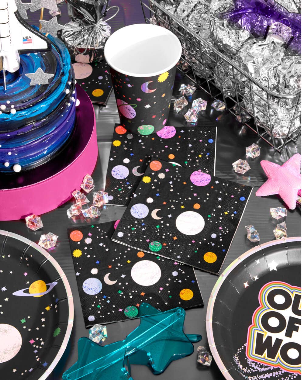 Out of This World Space Alien Napkins 25 pcs kids 3ply paper