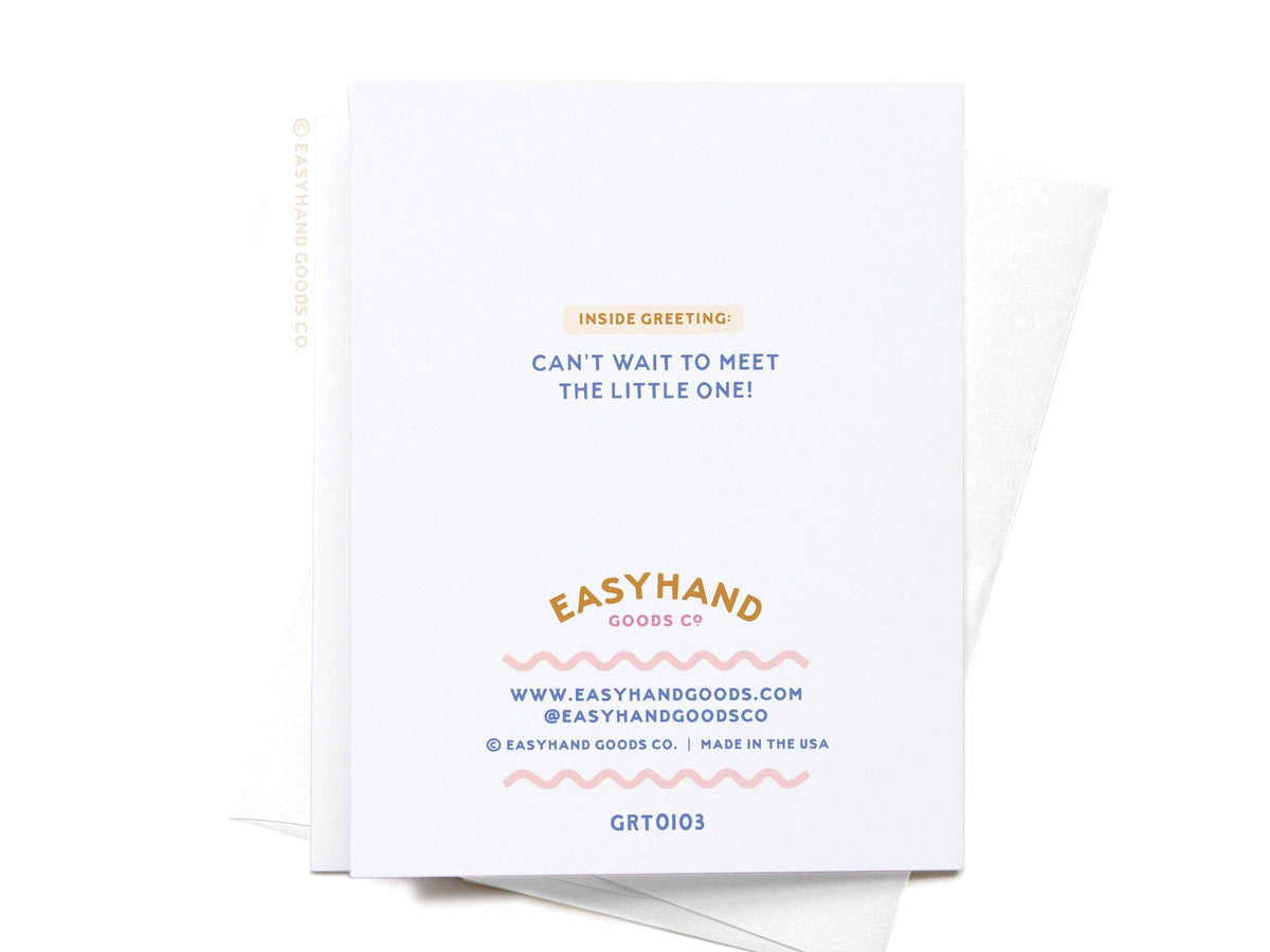 Congrats Teddy Bear Greeting Card