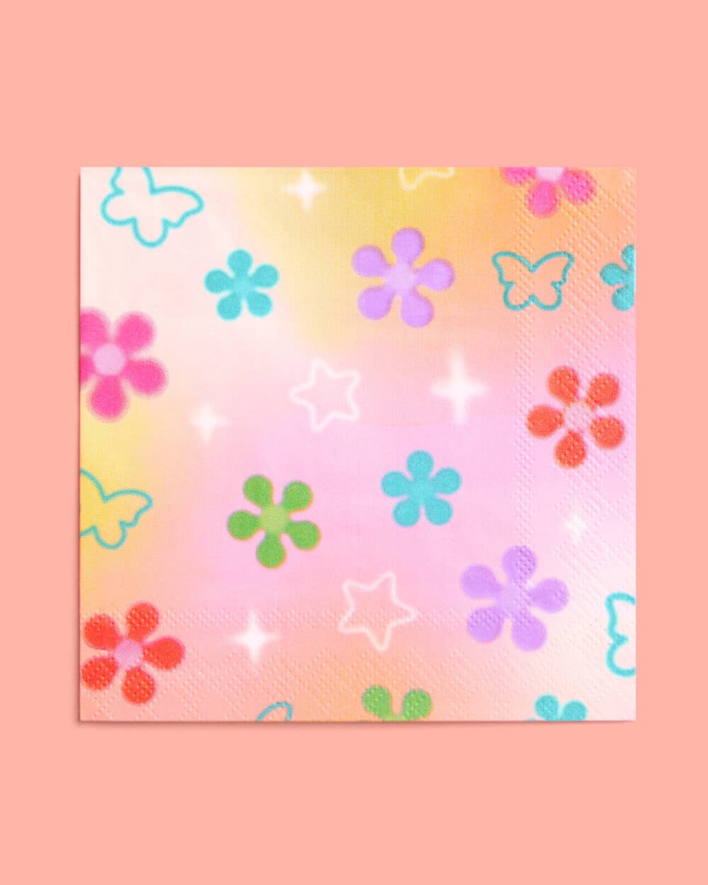 Butterfly Dream Napkins - 25 printed napkins, Groovy, 70s, y2k