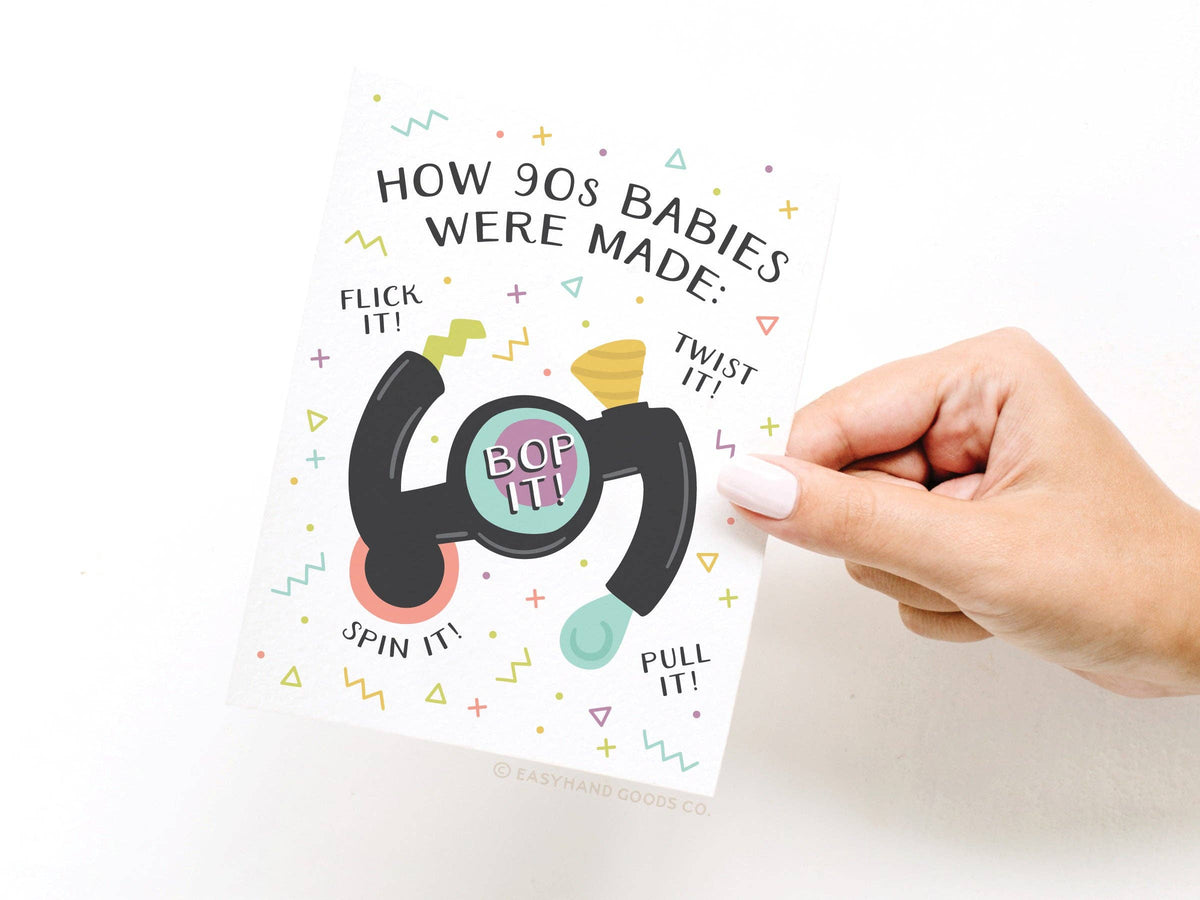 How 90s Babies Were Made Greeting Card