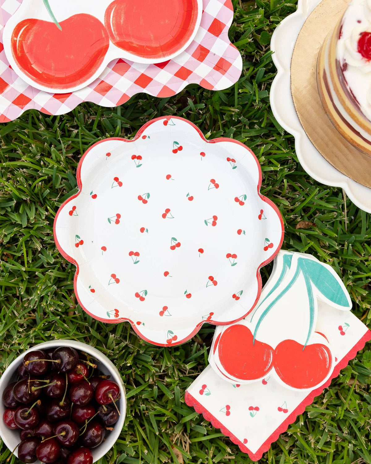 Cherries Dinner Napkin
