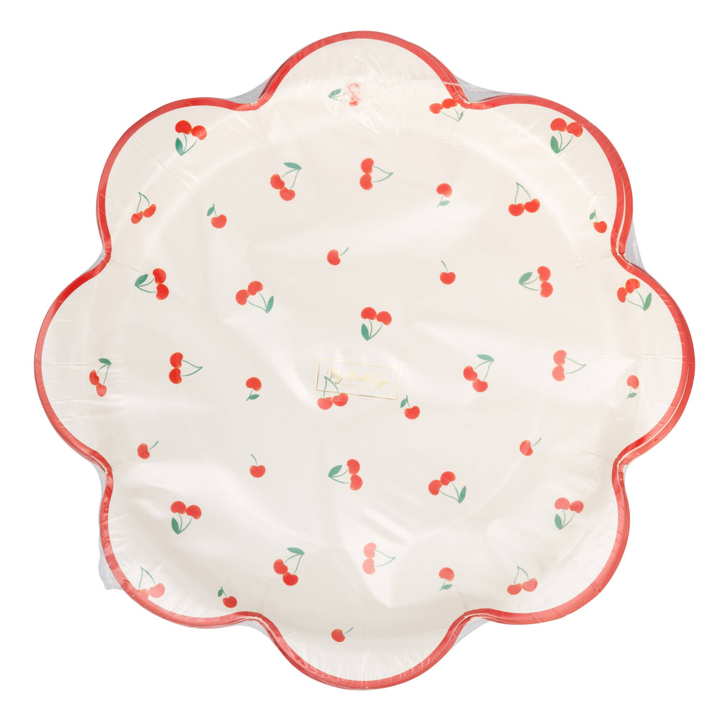 Cherries Scattered Plate