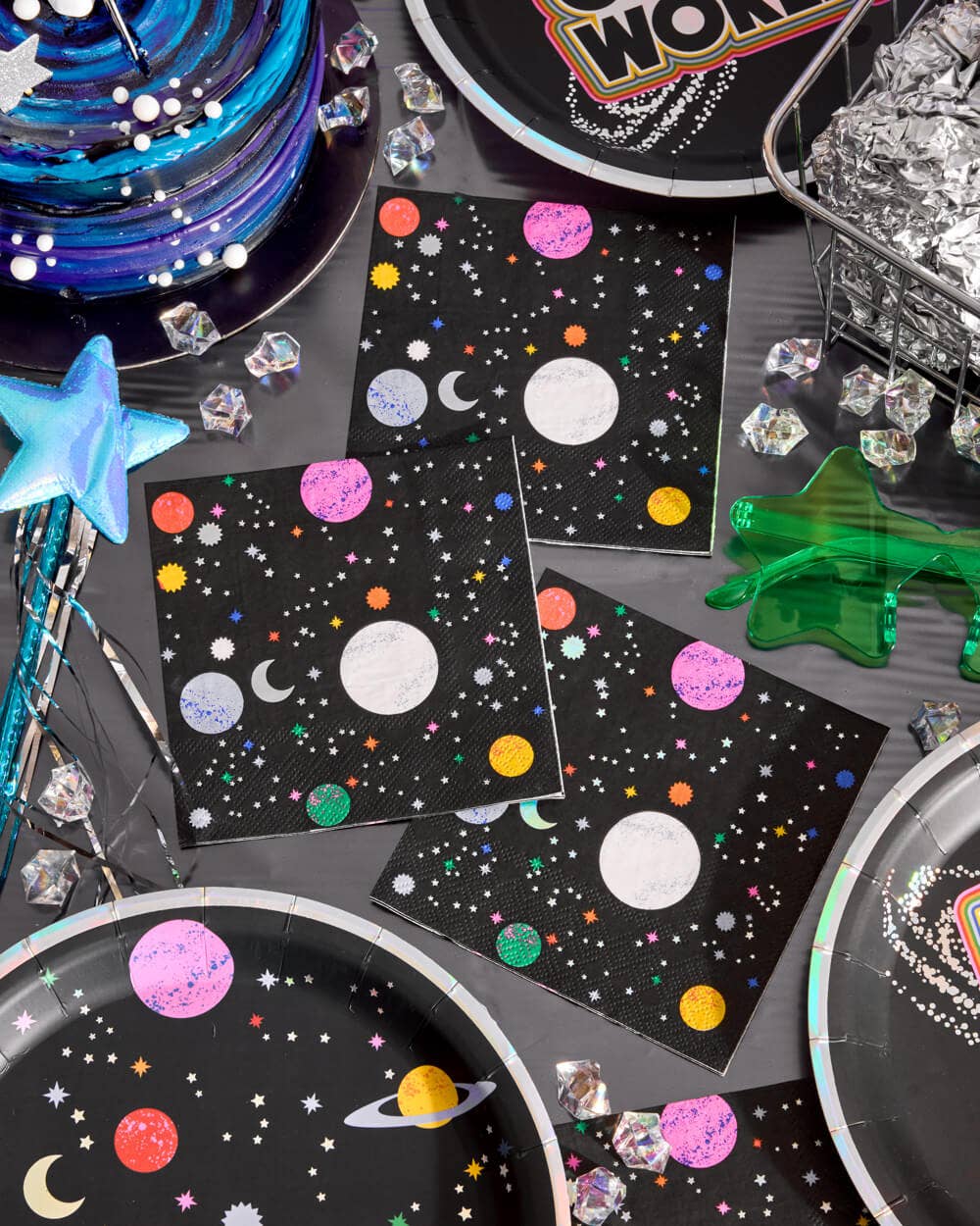 Out of This World Space Alien Napkins 25 pcs kids 3ply paper