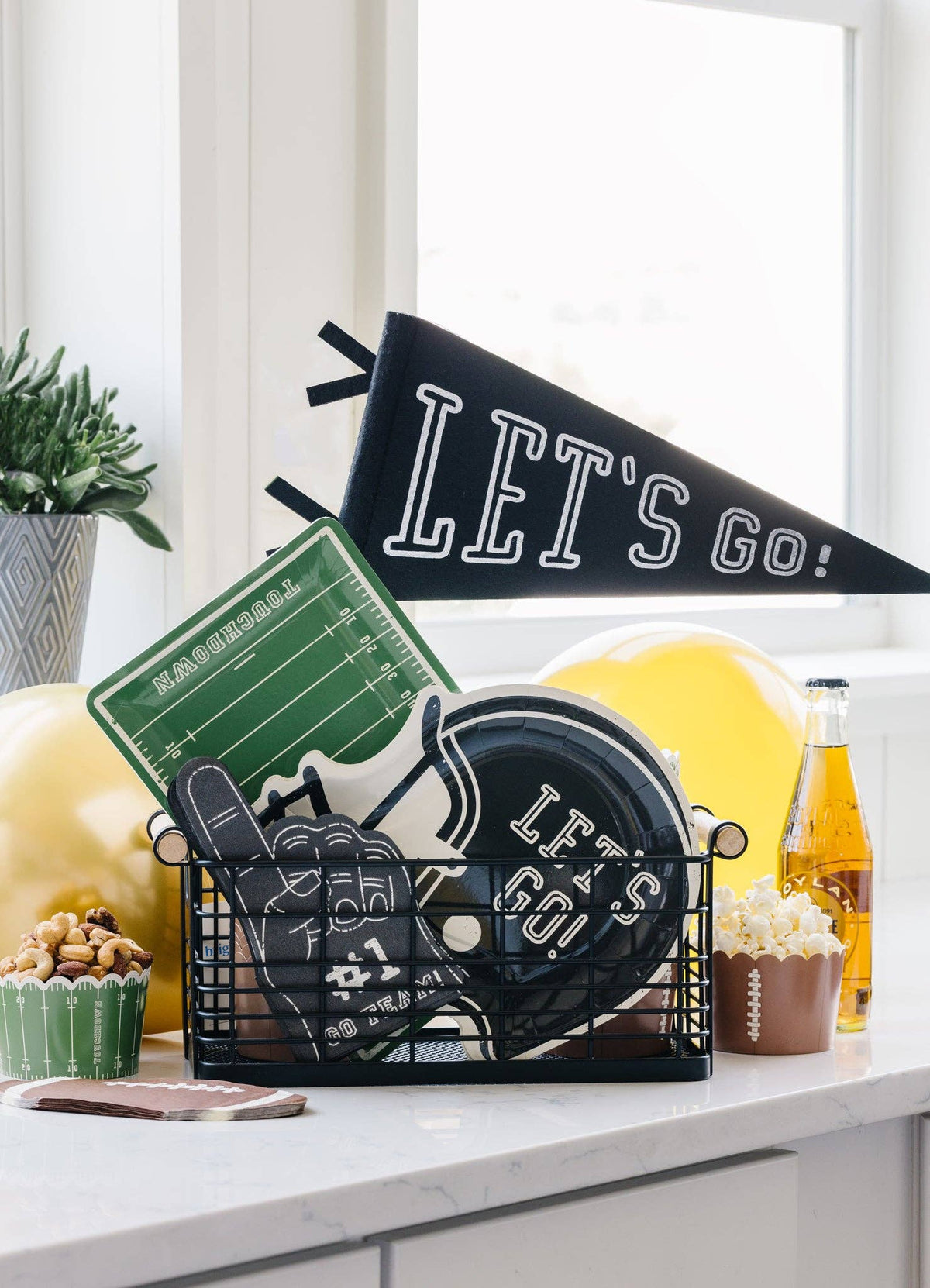 Football Shaped Paper Dinner Napkin